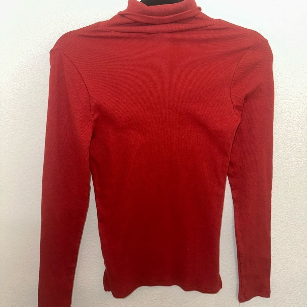 Rust Colored Turtle Neck - Picture 4 of 5
